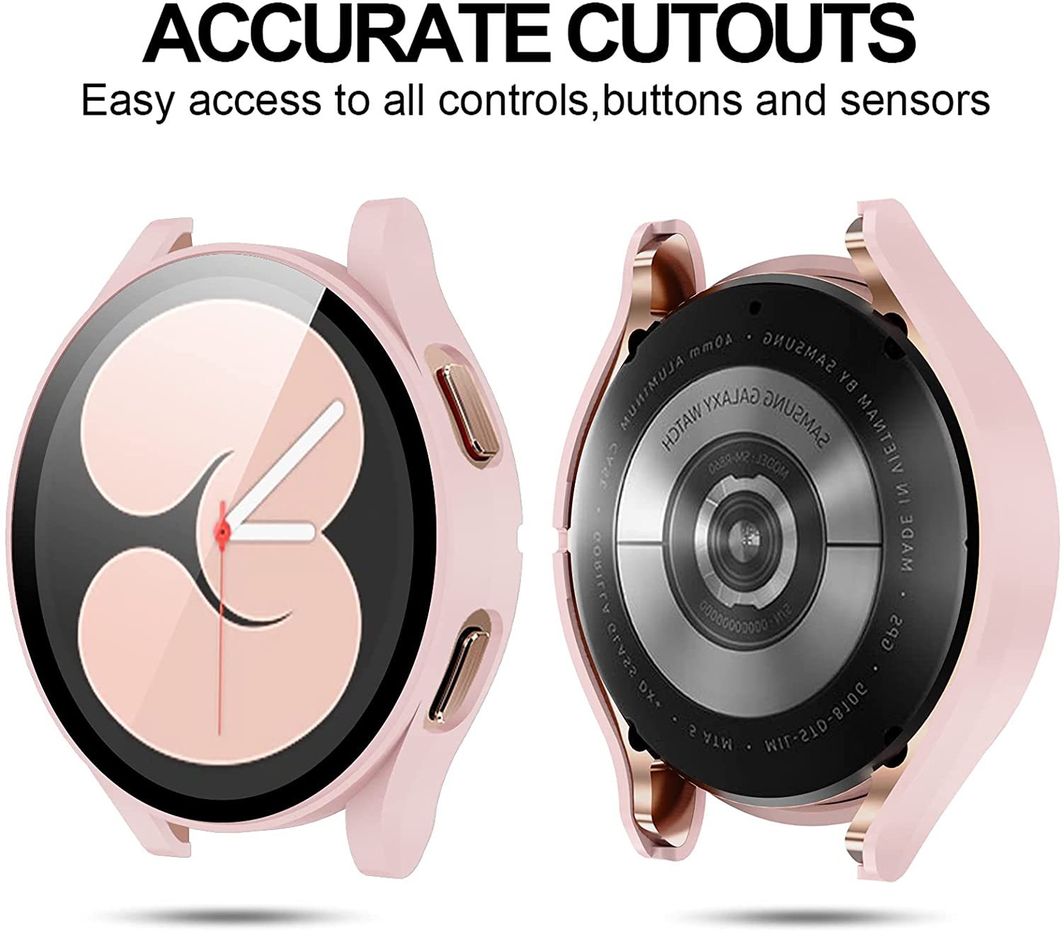 Samsung Smartwatch Accessories - Glass+Case for samsung Galaxy watch 4