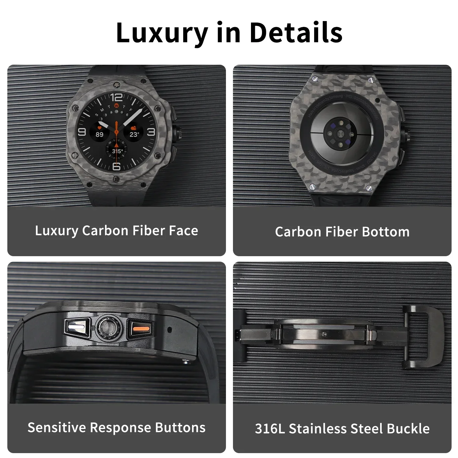 Luxury Modification Kit for Sa - Samsung Smartwatch Accessories recension och pris