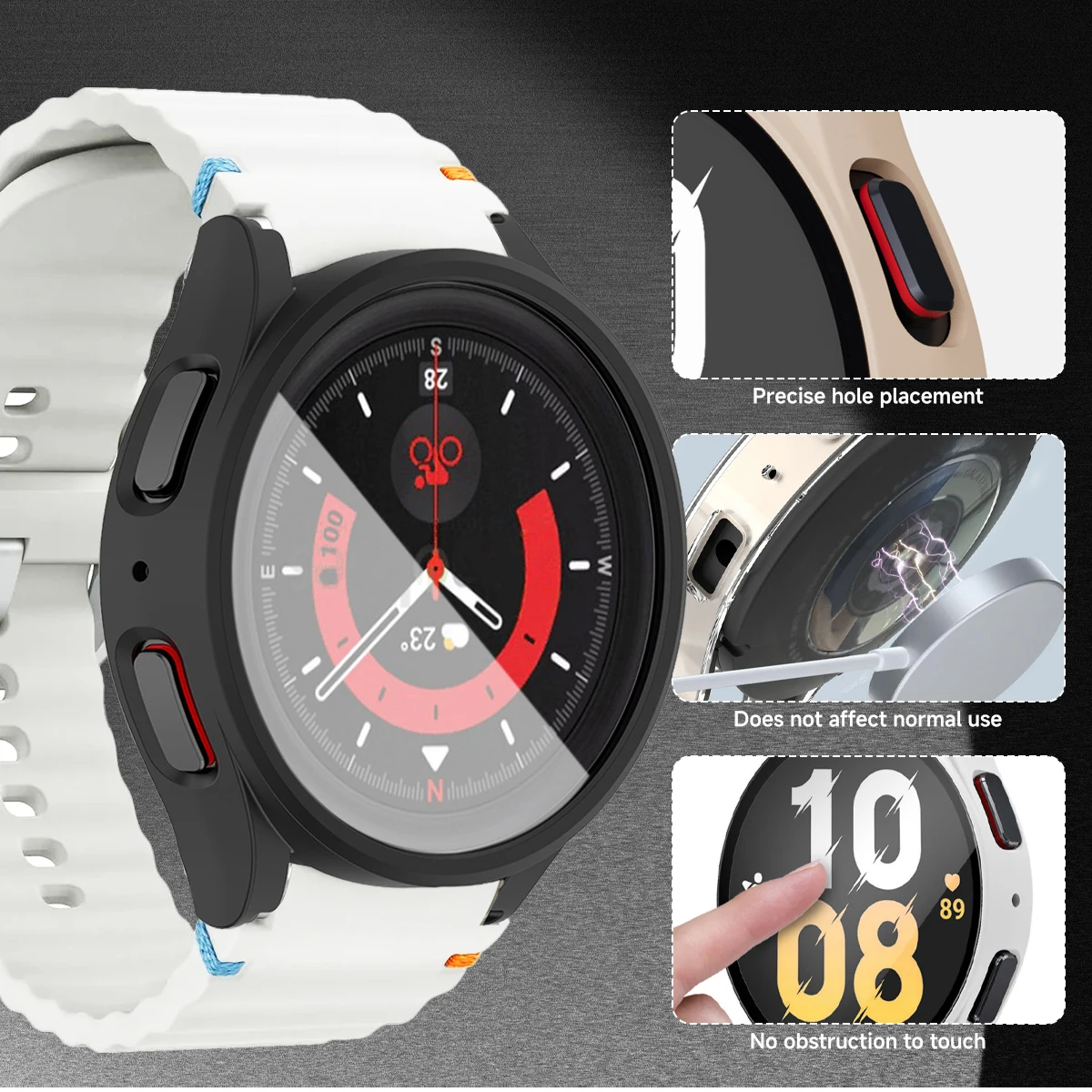 Silicone Strap for Samsung Gal - Samsung Smartwatch Accessories recension och pris
