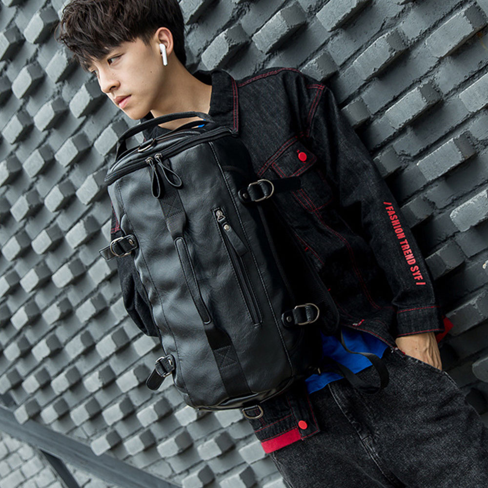 Men Leather Bucket Backpack Mu - Leather Classic Strap recension och pris