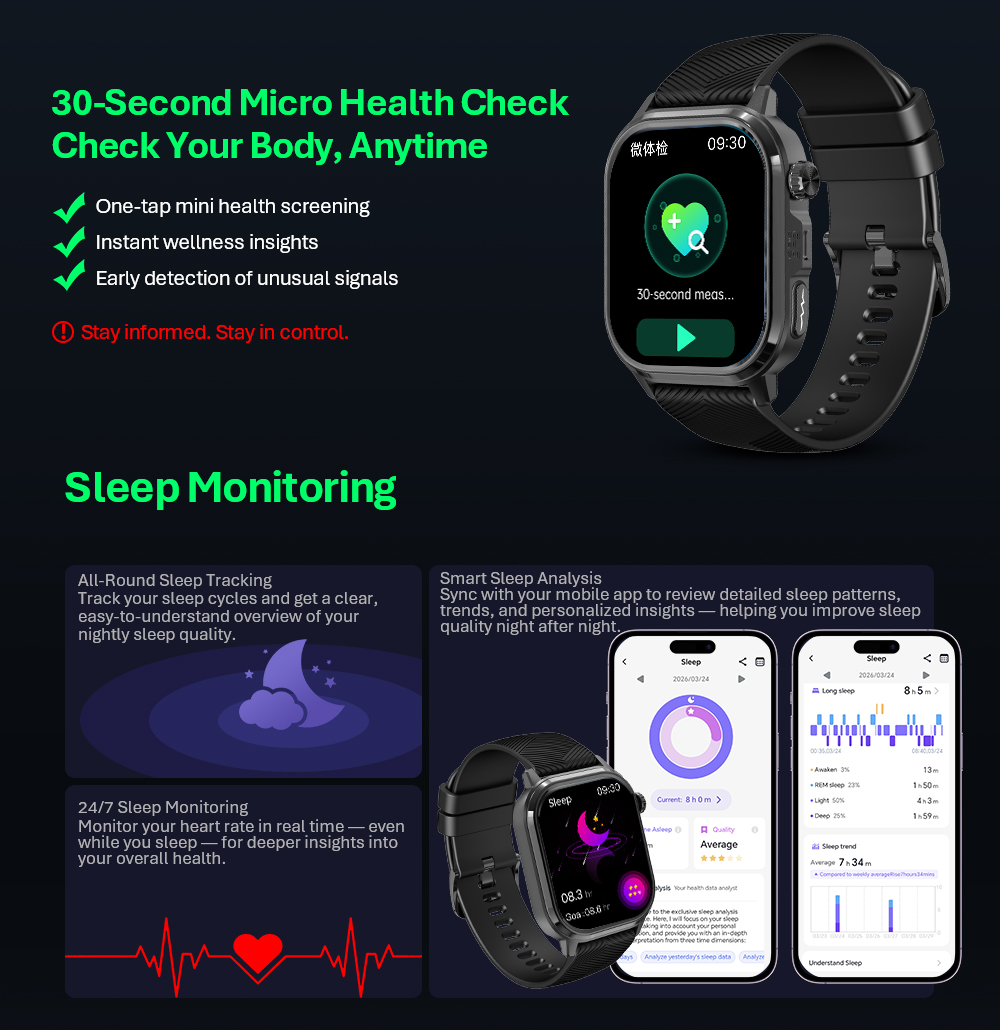 VALDUS CARDIGO Men Women ECG H - Smartwatch Custom recension och pris